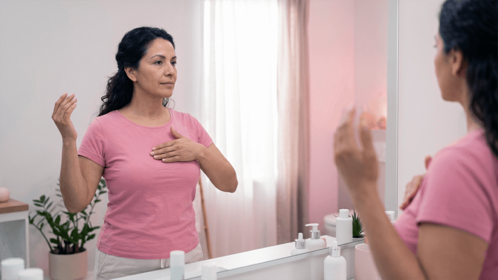 Conozca sus mamas - la importancia del autoexamen