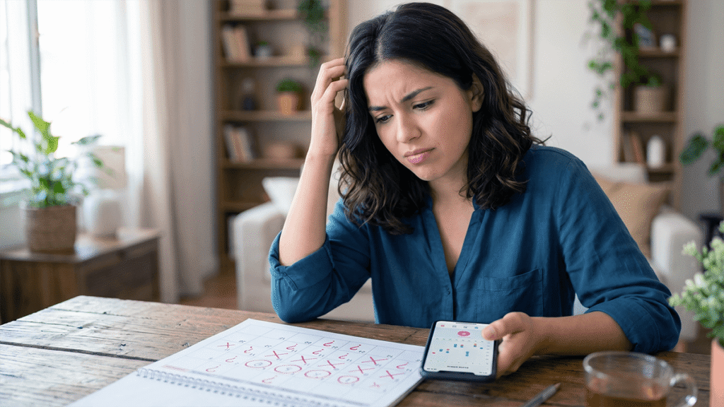 Periodos menstruales irregulares