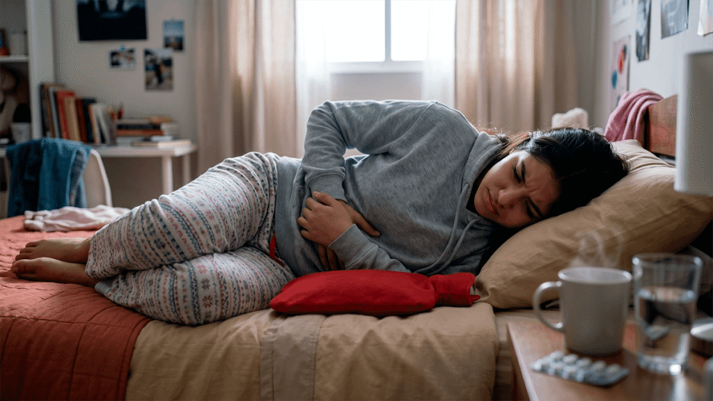 Reglas dolorosas y ausencia de menstruación