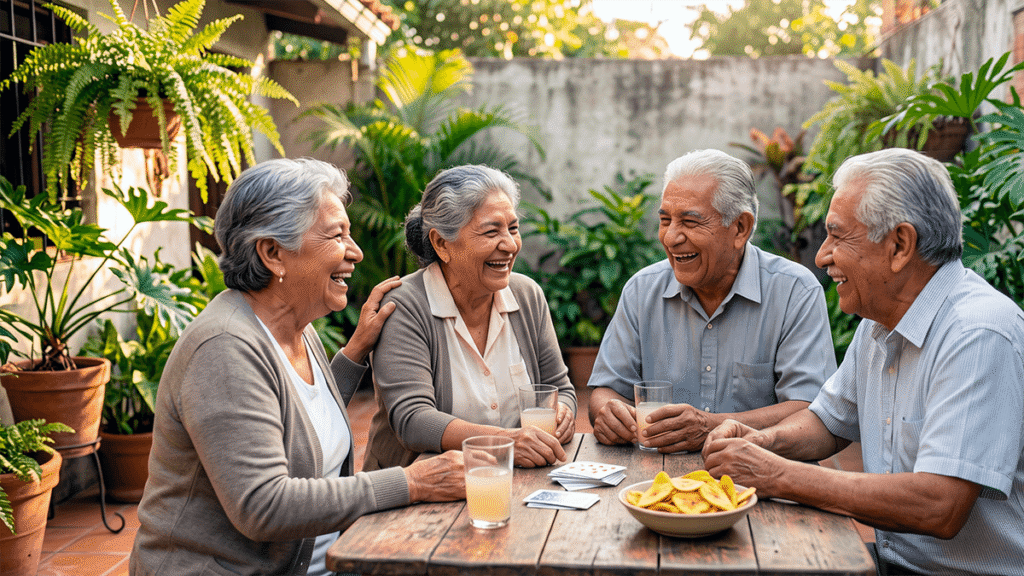 Conexión social en la vejez