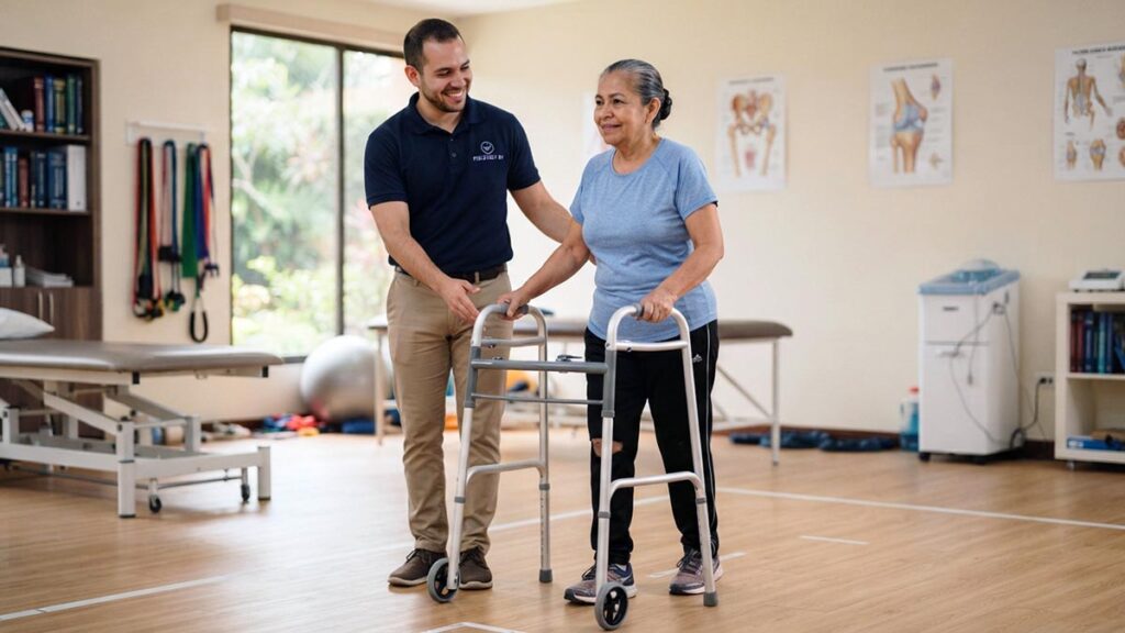 Fisioterapia después de cirugía ortopédica