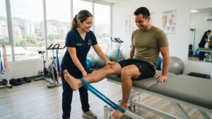 Fisioterapia para la rodilla