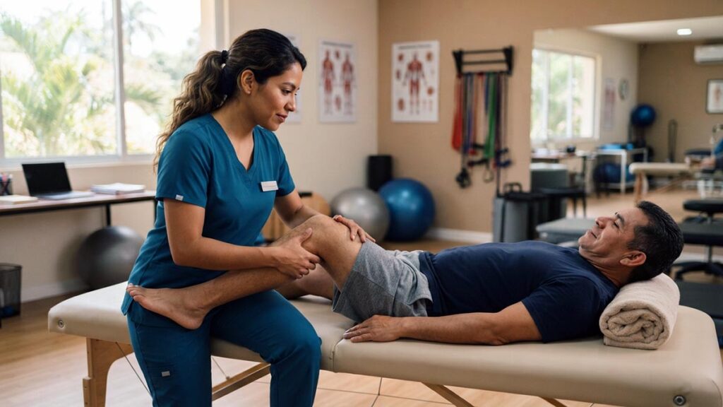 Su primera cita de fisioterapia
